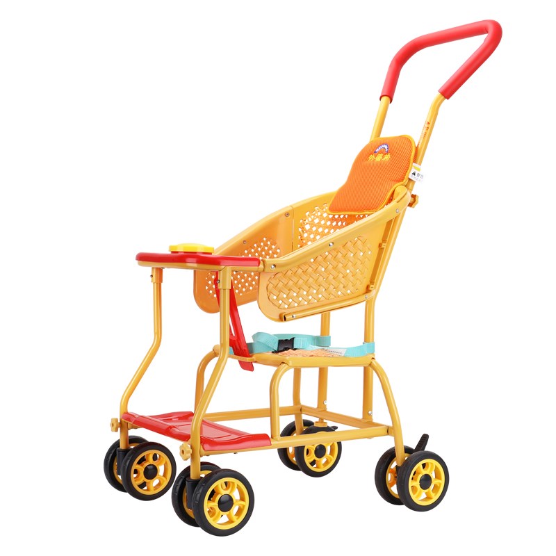 外婆桥竹藤婴儿推车宝宝外出方便小推车藤椅夏季轻便仿藤儿童推车
