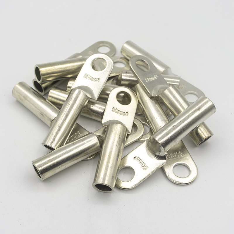 镀锡DT铜鼻子16/25/35/70/95/185/240平方接线端子紫铜接头铜线耳