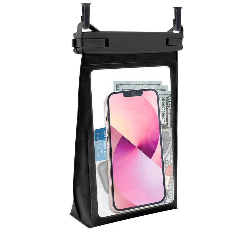 LARGE MOBILE PHONE WATERPROOF BAG TOUCHSCREEN PHOTOGENIC BEACH BAG SWIMMING HOT SPRING DIVING AND RAFTING EQUIPMENT STORAGE BAG CROSSBODY