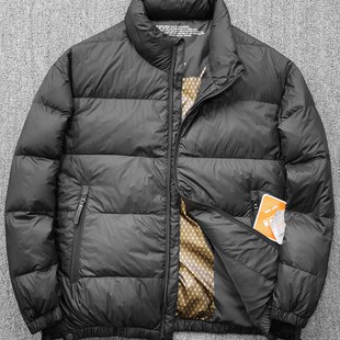 高蓬松厚款 立领羽绒外套 外套 石墨烯自发热90鹅绒男士 醉强鹅绒衣
