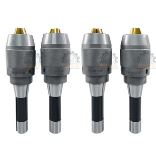 炮塔铣床配件自紧R8钻夹头一体式自锁式直柄铣刀头摇臂钻床夹头