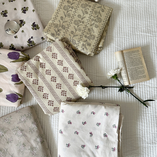 全棉纯棉单个被罩双人200x230单独被套单件150x200单人1.5米被单