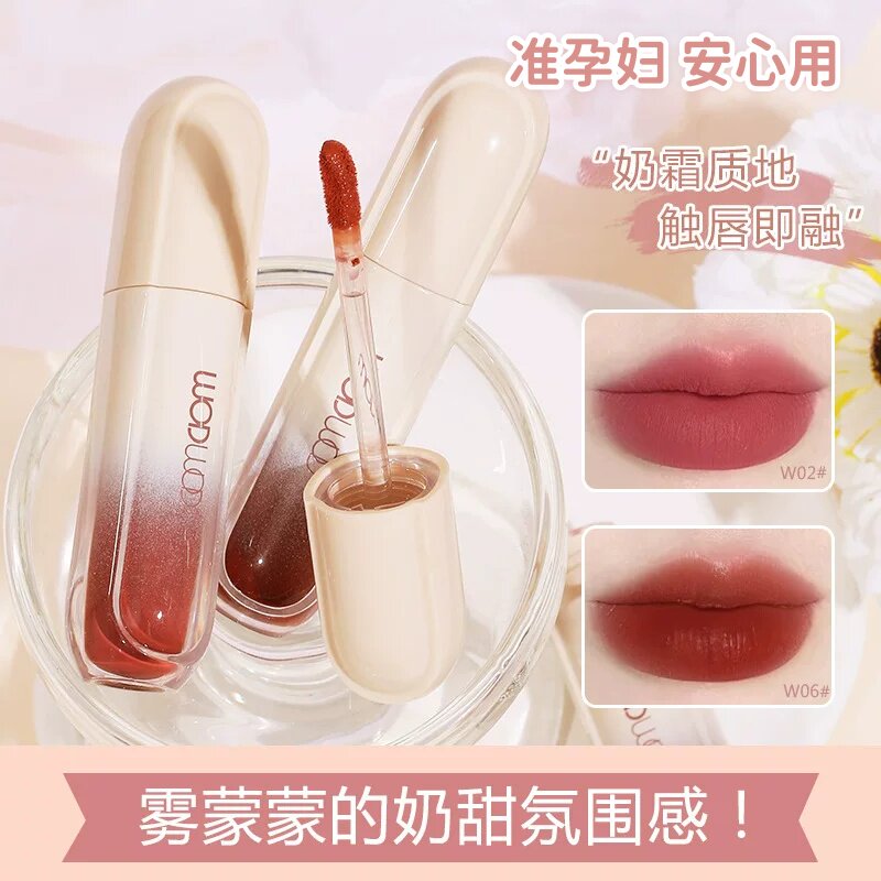 准孕妇绒雾轻感奶霜唇釉雾面哑光低饱和伪素颜灰粉色孕期专用口红