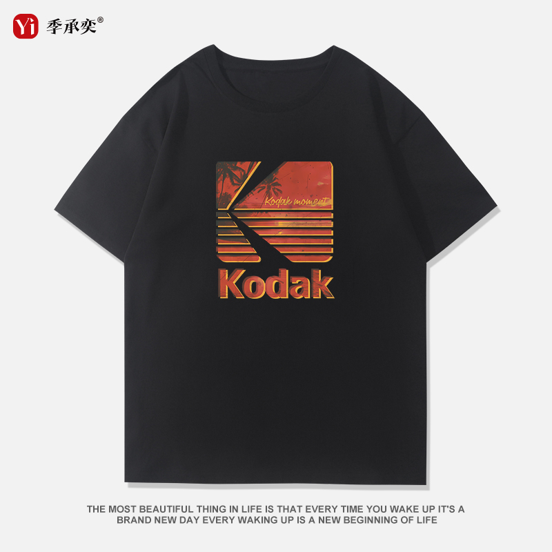 Kodak胶卷单反相机T恤