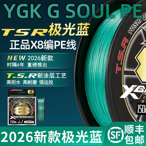 2026新款极光蓝YGKX8编PE线主线