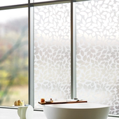 静电贴卧室磨砂玻璃贴膜阳台透亮不透视透明玻璃防偷窥遮阳档晒