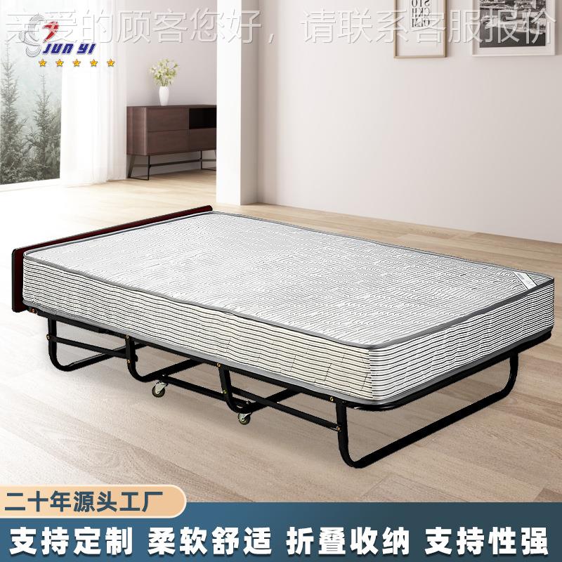 酒店折叠加床豪华宾馆专用单人折叠床客房专用可移动折叠临时加床