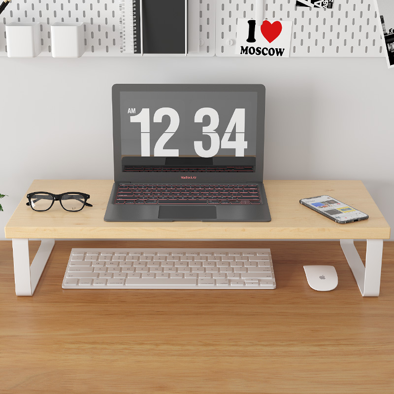 台式电脑增高架显示器抬高架办公桌面收纳置物架底座支架垫高架子