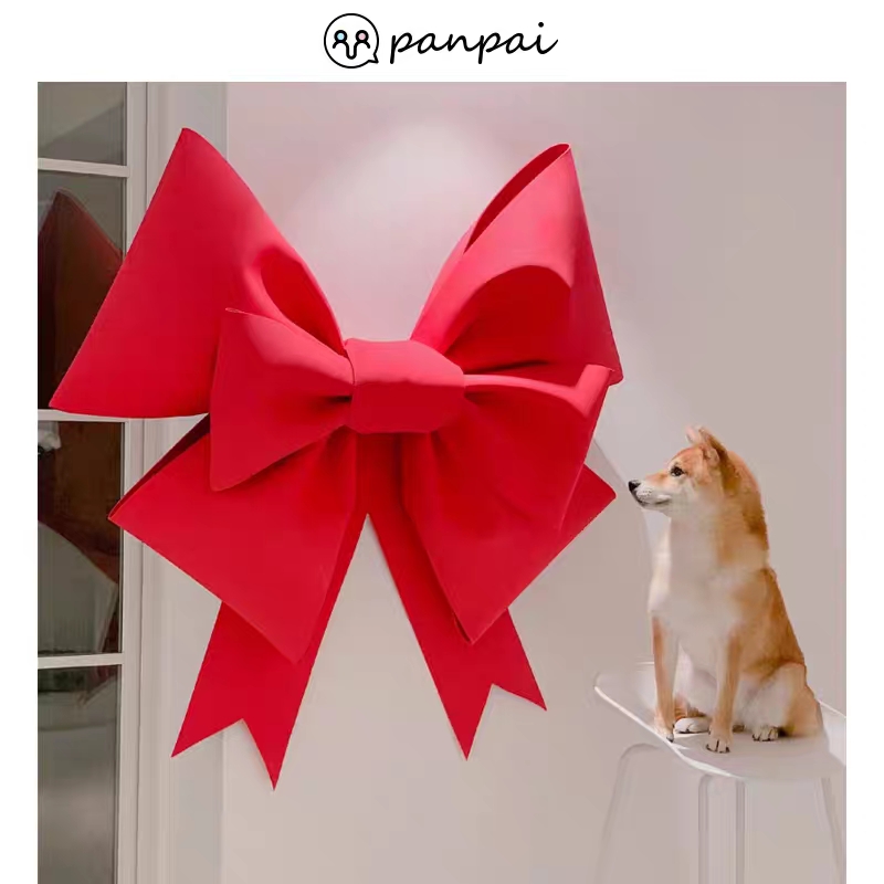 海绵纸超大巨型蝴蝶结门口挂墙装饰品EVA海绵纸蝴蝶结材料包