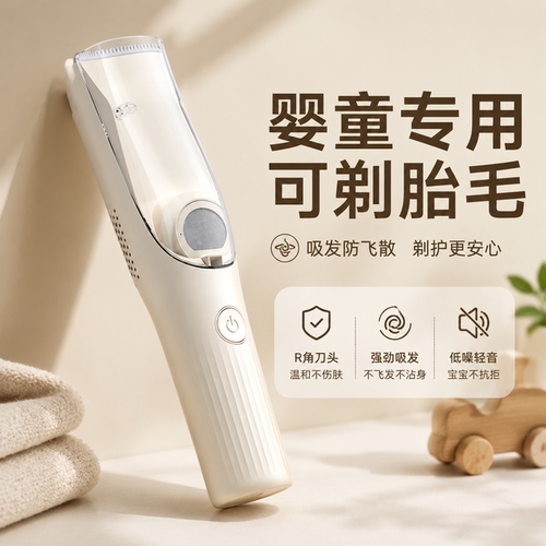 德国婴儿理发器超静音自动吸发器