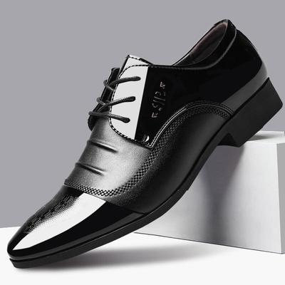 皮鞋大码休闲鞋 Men's versatile wedding shoes for formal