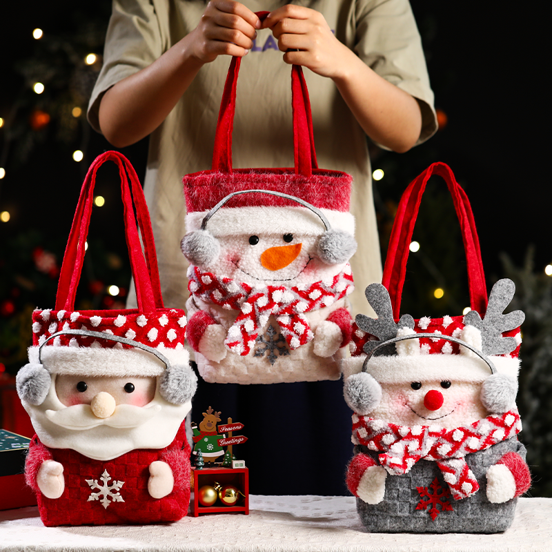 苹果袋圣诞老人包装袋