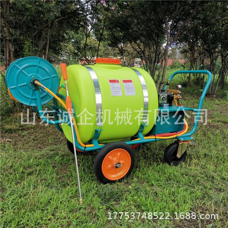 手推式汽油打药机厂家 农用高压喷雾器 160升拉管喷雾器 消毒机