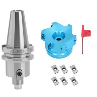 数控铣刀杆BT40-FMB22配 80mm直角铝刀盘APMT1604专用刀粒10粒