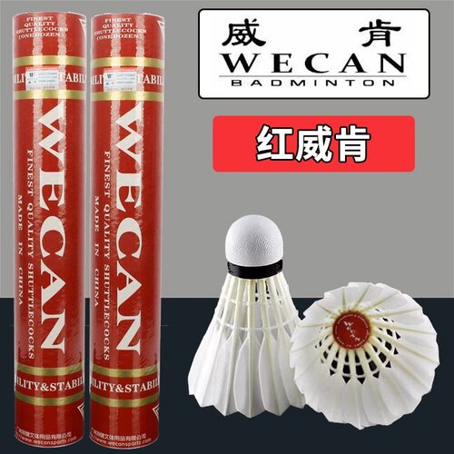 红威肯羽毛球稳定耐打训练用球