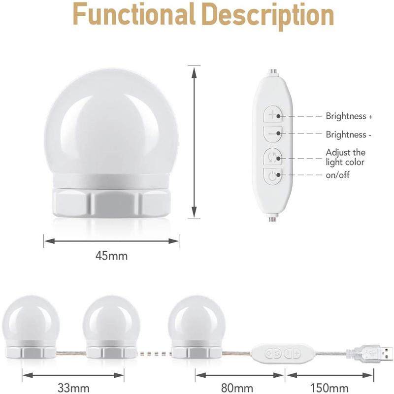 好莱坞化妆灯吸盘镜前灯化妆镜灯泡USB5V梳妆台灯泡串10个,畜牧/养殖物资,畜牧/养殖器械,淘宝优惠券,粉丝福利购,淘宝优惠卷