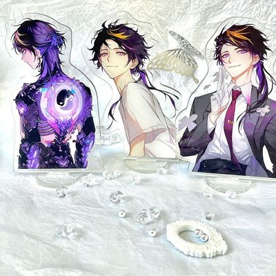 【幕醒森林】彩虹社周边SHU徐阳明色纸吧唧徽章钥匙扣挂件明信片