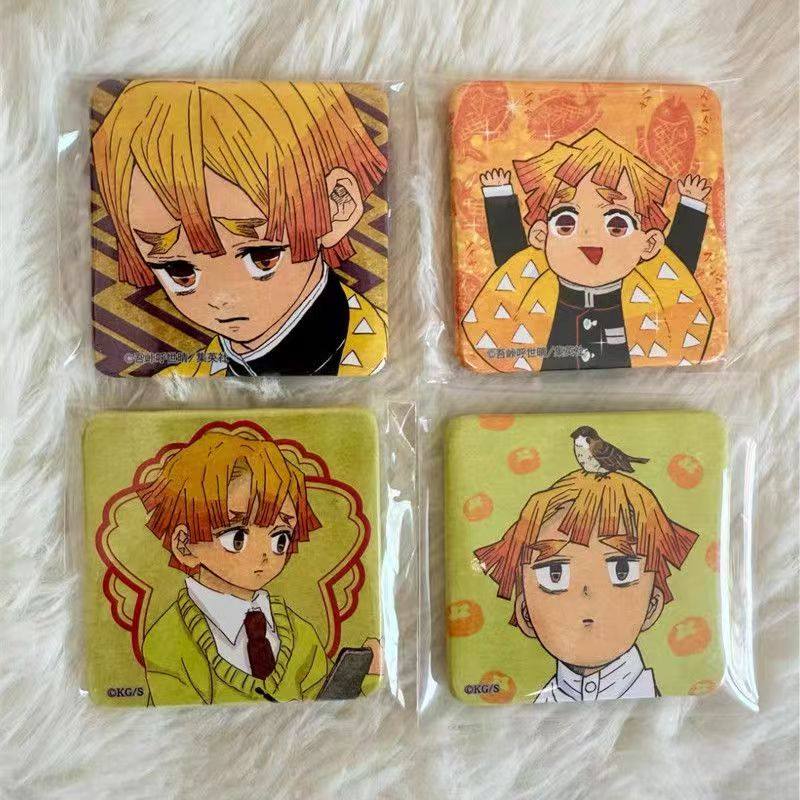 鬼灭之刃周边原画方徽章我妻善逸