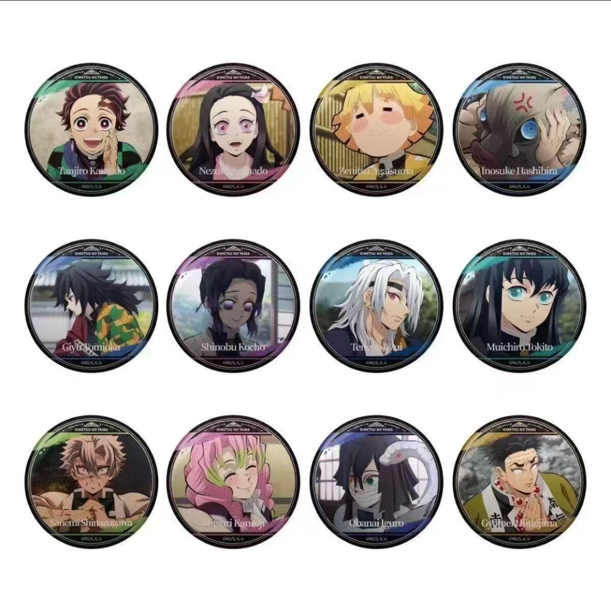 鬼灭之刃柱训次元波糖联名吧唧