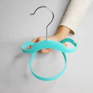 植绒衣架防滑无痕透光儿童干湿两用留存道衣柜整理卞老师推荐衣挂