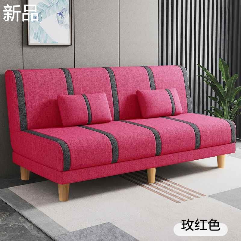 沙发小户型客厅出租房用多功能沙发床折叠两用懒人布艺简易小沙发
