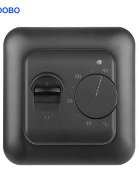 黑色RTC70.26采暖地暖温控器电采暖16A电热膜发热电缆智能可调温