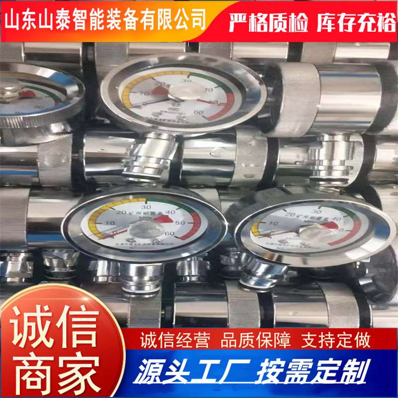厂家可定制双针综采支架压力表 数显测压表矿用综采支架压力表