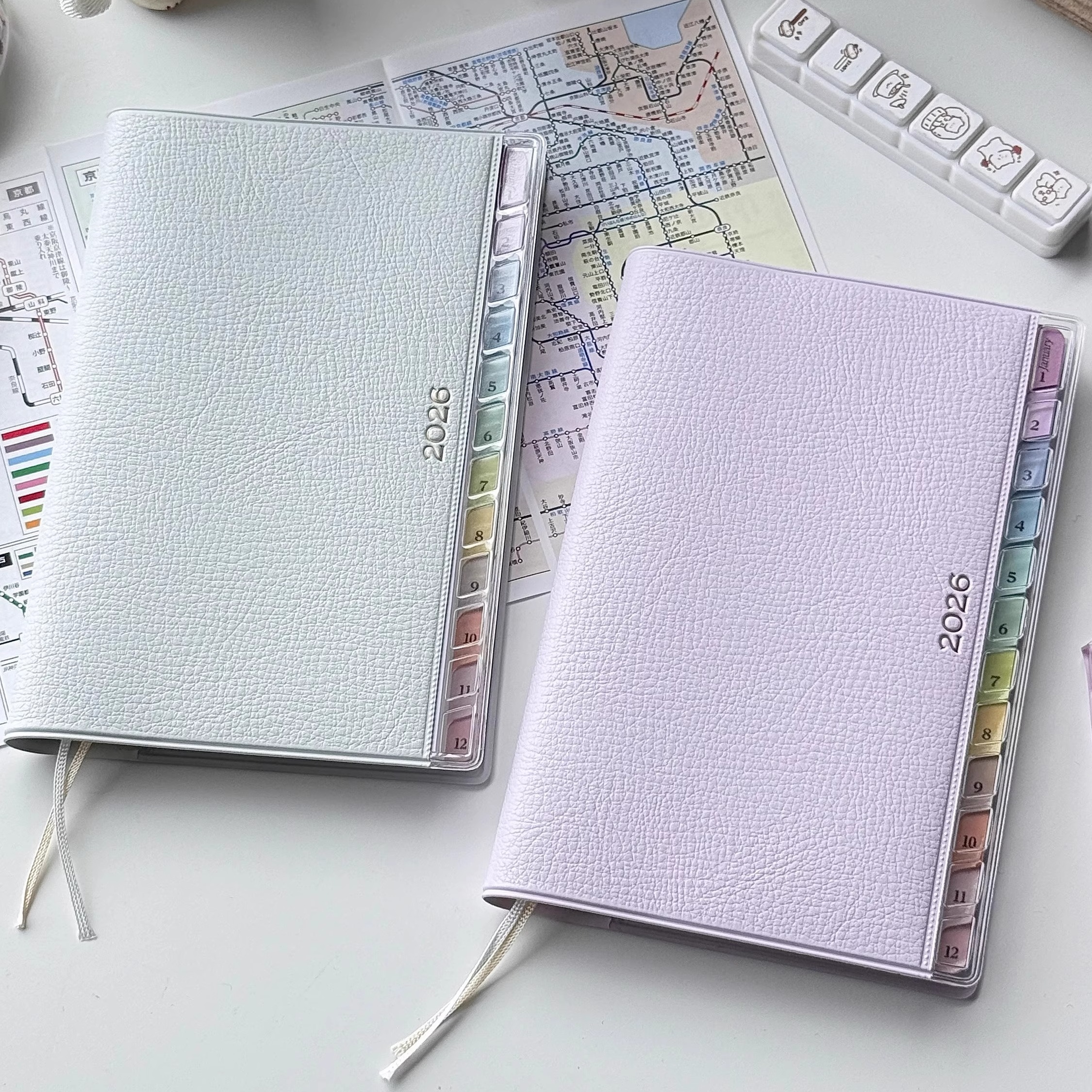 2026年彩虹索引皮质日程手帐本