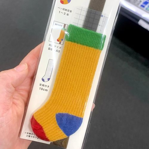 新款袜子手账本绑带创意日系笔插