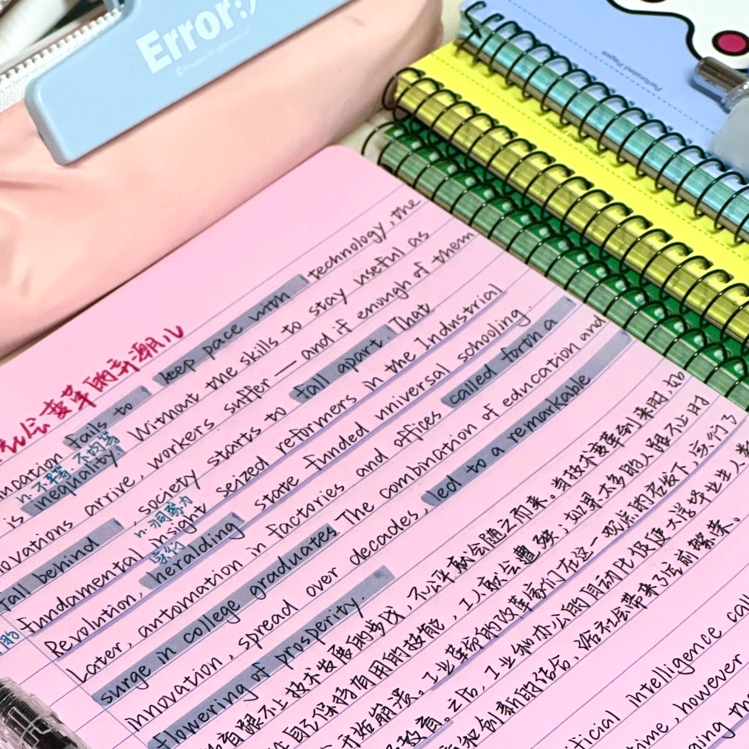 凯萨KAISA超厚100张a4大号笔记本