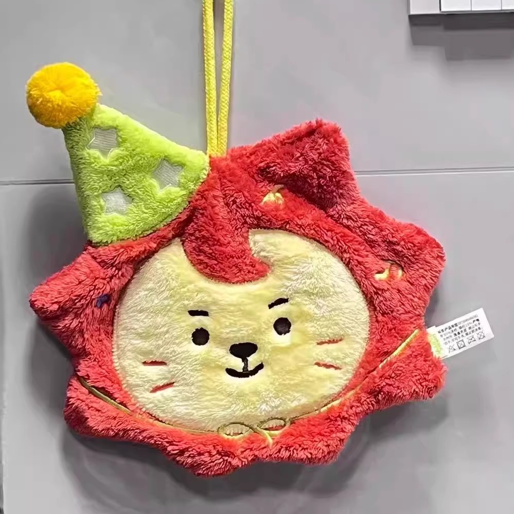 Roy6莱阳王源快闪周边毛绒擦手巾