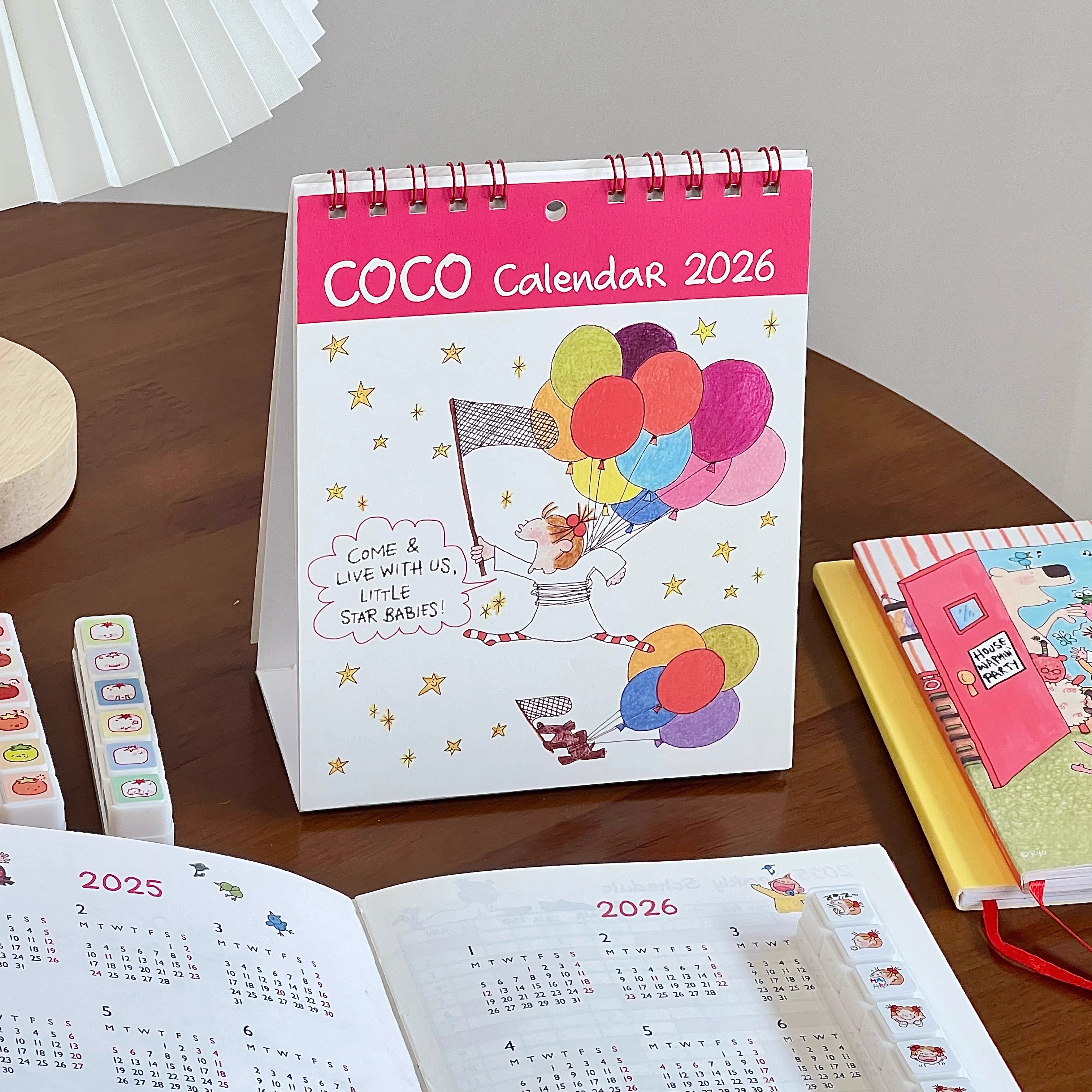 2026年新款Coco酱桌面台历日历