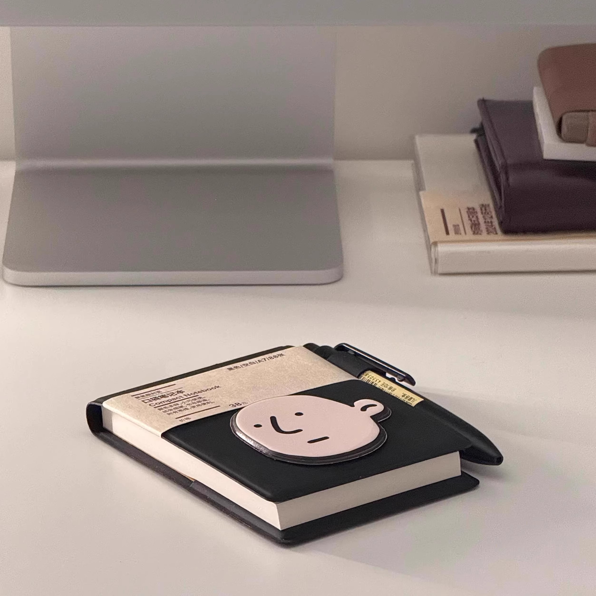 韩系皮质口袋本简约奶茶本