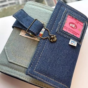 复古A7牛仔活页3寸卡册小众设计可拆卸小卡拍立得照片收纳相册本