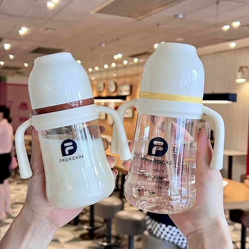 新款儿童吸管杯PPSU2岁3岁以上喝水学饮杯防摔喝奶宝宝放胀气奶瓶