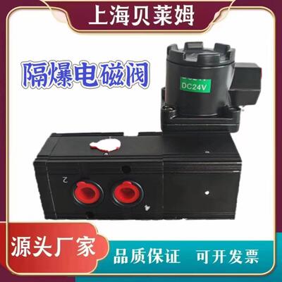 隔爆电磁阀二位五通3.5W配气动执行器24V220VCT6