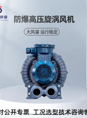 FB-1010物料干燥正压送风机7.5千瓦耐腐蚀防爆高压鼓风机