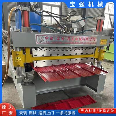 压瓦机厂家现货850900彩钢瓦生产机械设备波纹双层彩钢压瓦机