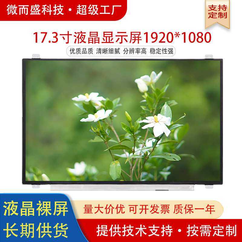群创17.3寸显示屏IPS工业高清电脑屏幕1920*1080lcd液晶屏模组edp