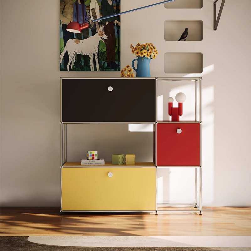 中古USM不锈钢餐边柜ins多巴胺彩色储物柜家用模块组合收纳置物柜,模玩/动漫/周边/娃圈三坑/桌游,模型制作工具/辅料耗材,淘宝优惠券,粉丝福利购,淘宝优惠卷