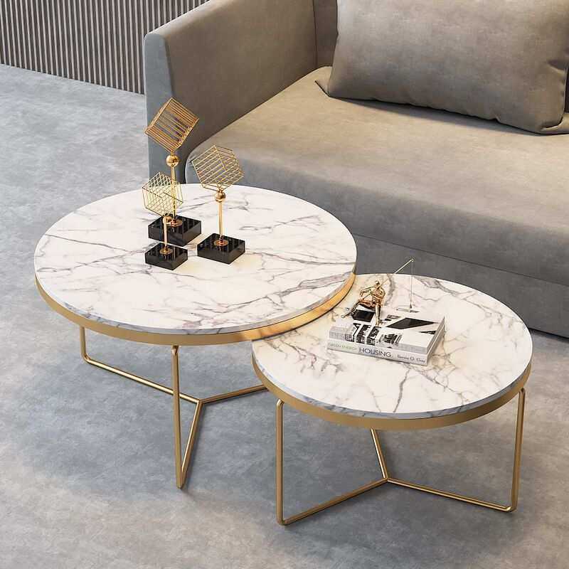 北欧客厅沙发大理石子母茶几创意金色小圆桌组合简约小户型茶桌,模玩/动漫/周边/娃圈三坑/桌游,模型制作工具/辅料耗材,淘宝优惠券,粉丝福利购,淘宝优惠卷