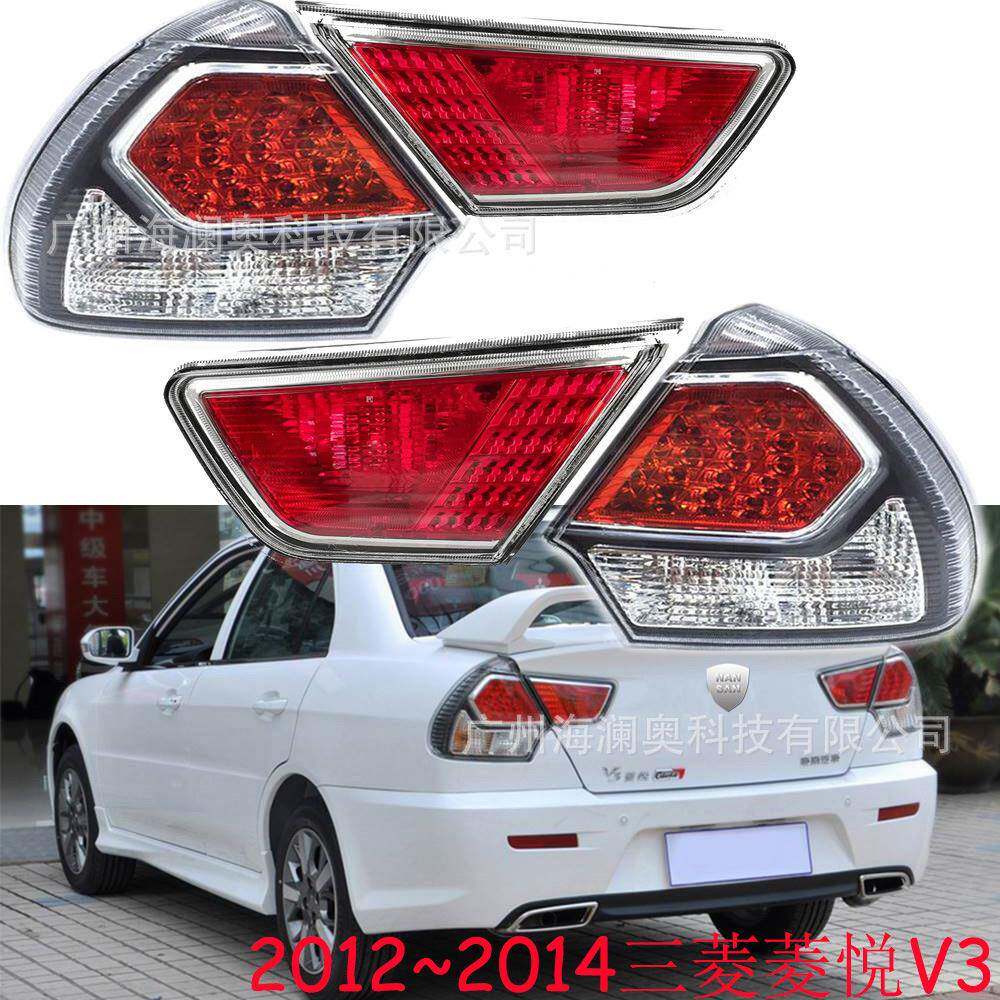 适用于菱悦V3尾灯LED刹车灯后杠灯雾灯2012~2014款