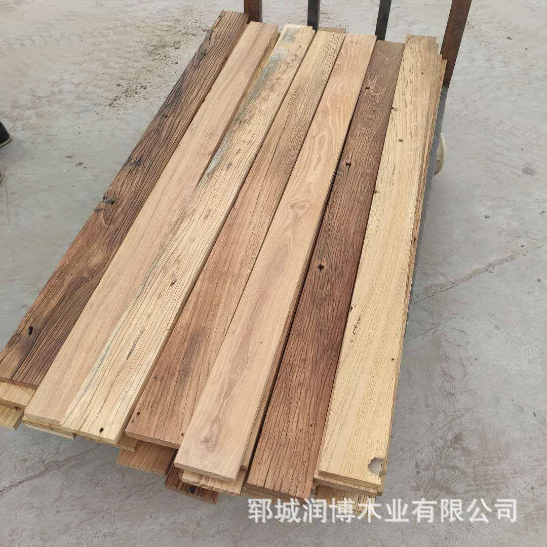 厂家出售老榆木板材 烘干装修拼接板材 复式阁楼榆木楼梯踏步板