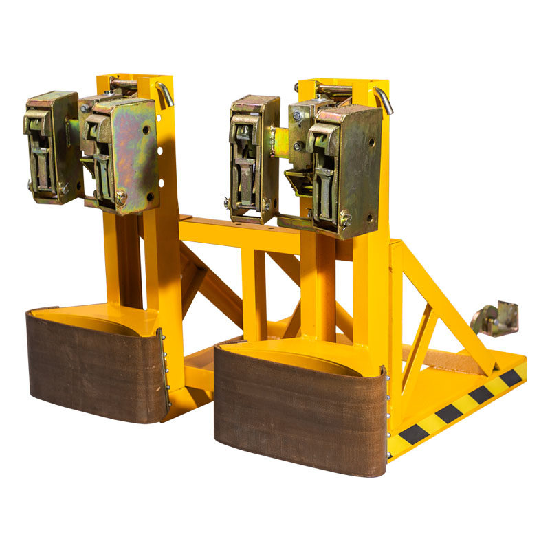 油桶夹具叉车专用 重型双桶鹰嘴搬运神器抓桶器勾卸夹吊工具抱装