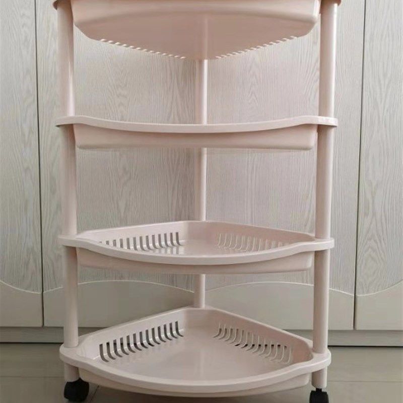 新品塑料浴室卫生间置物落地收纳客厅厨房储物整理架加厚承重包邮