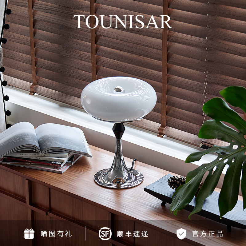 TOUNISAR台灯卧室床头灯轻奢高级感设计师主卧室桌面氛围灯夜灯