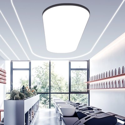 无影灯美发店理发店专用灯天花透光灯膜高清无边框软膜灯箱吸顶灯