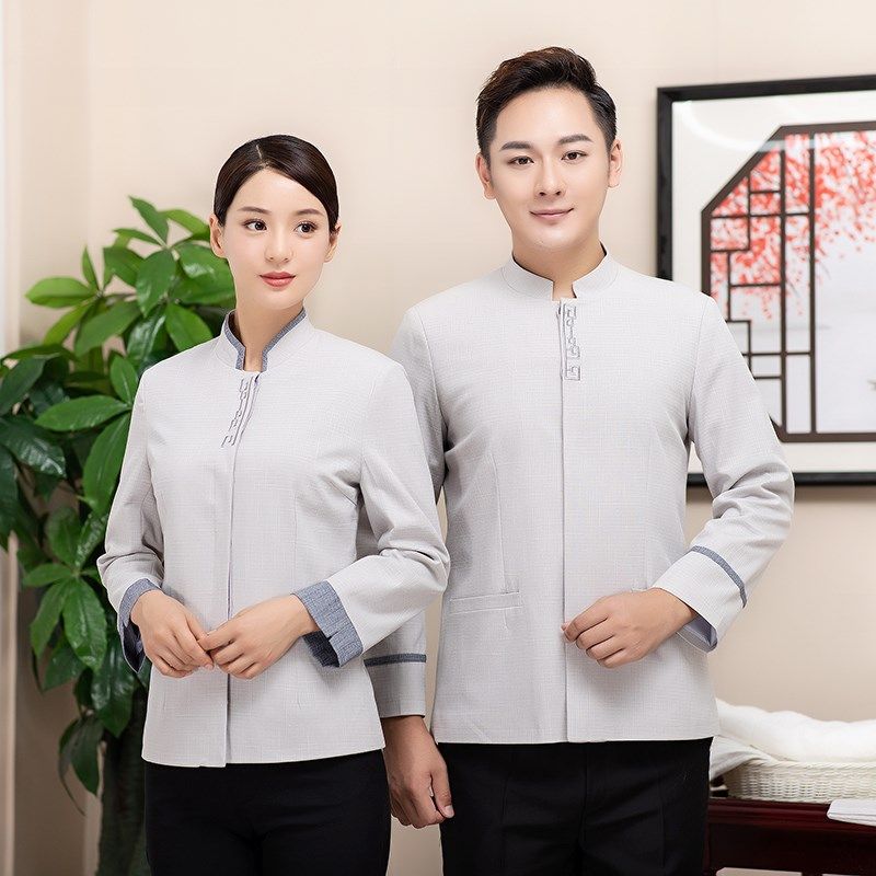 酒店工作服秋冬装保洁服长袖宾馆物业服务员工作服清洁阿姨制服女