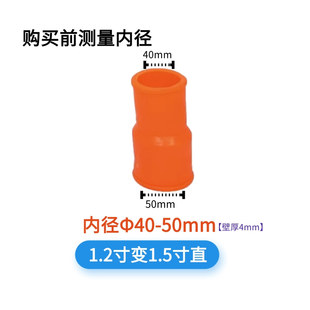 三鱼海城泵弯头压井泵配件橡胶牛筋直管弯头接头1寸1.2寸1.5寸2寸