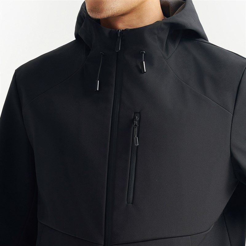 衬衫老罗[风尚十号]连帽夹克男款防泼水加厚加绒外套247C0J513N